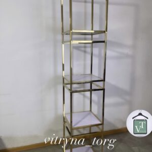 Полиця багаторівнева чотирирівнева для дому та офісу